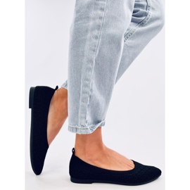 Balart Black mantelisukat ballerinat musta 2