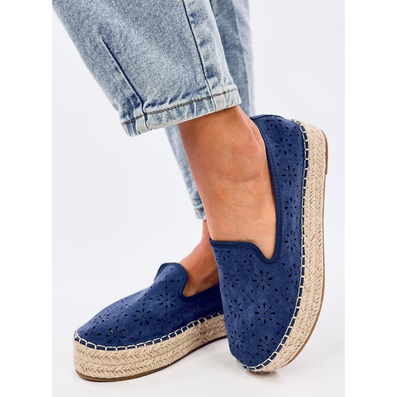 Rigois Blue harjakattoiset espadrillit sininen 2