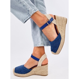Morelli Blue espadrille-kiila sandaalit sininen 2