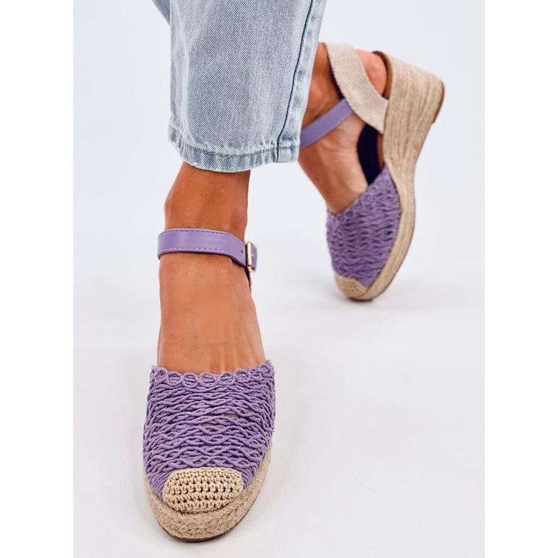 Morelli LT.PURPLE espadrille-kiila sandaalit violetti 1