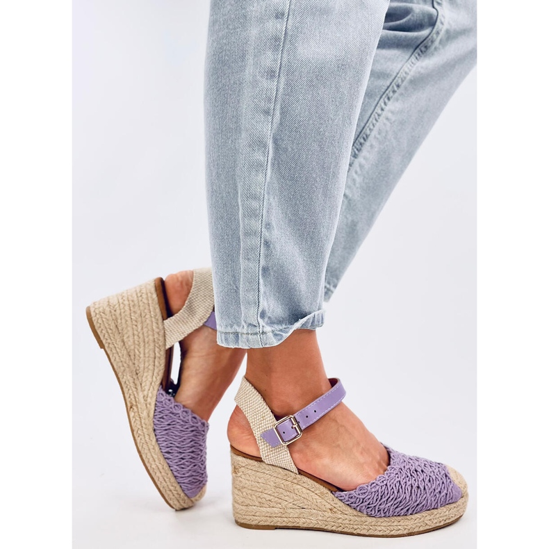 Morelli LT.PURPLE espadrille-kiila sandaalit violetti 2