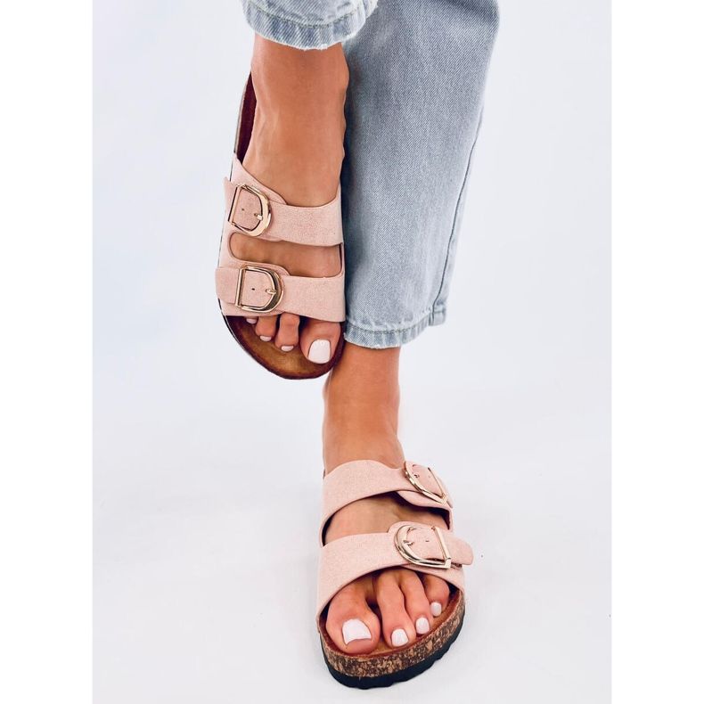 Scholki Byrd Pink korkkitossut vaaleanpunainen 1