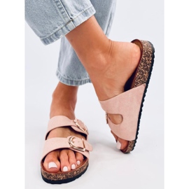 Scholki Byrd Pink korkkitossut vaaleanpunainen 2