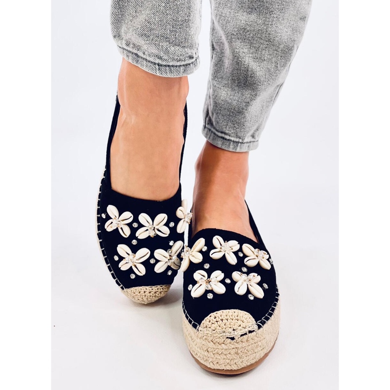 Elif Black espadrillit kuorilla musta 1
