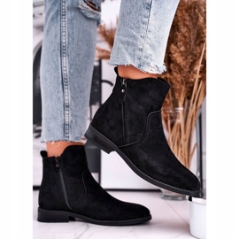 Evento Naisten Cowboy -saappaat Matalakorkoiset Musta Plemmi 2