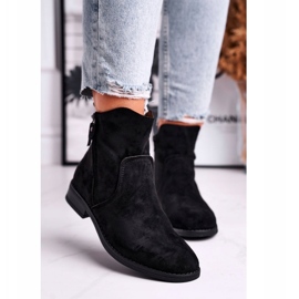 Evento Naisten Cowboy -saappaat Matalakorkoiset Musta Plemmi 1