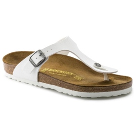 Birkenstock Gizeh Bs 0745531 varvastossut valkoinen 1