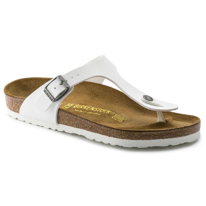 Birkenstock Gizeh Bs 0745531 varvastossut valkoinen 1