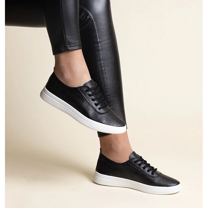 Mustat Whitley ekologiset nahkalenkkarit 1