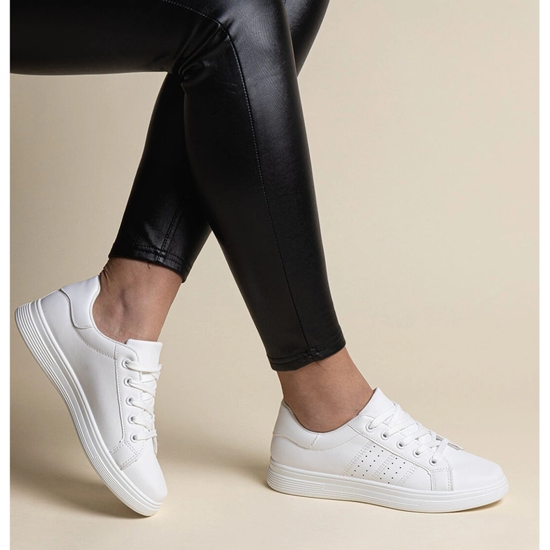 Cathleenin valkoiset ekologiset lenkkarit valkoinen 1