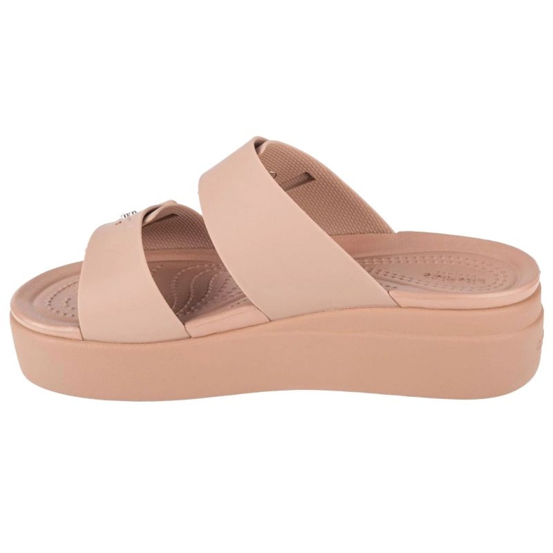 Crocs Brooklyn Low Wedge sandaalit 207431-2Q9 varvastossut beige 1