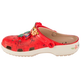 Crocs Klassiset puukengät Frida Kahlo Classic Clog 209450-2Y2 punainen 1