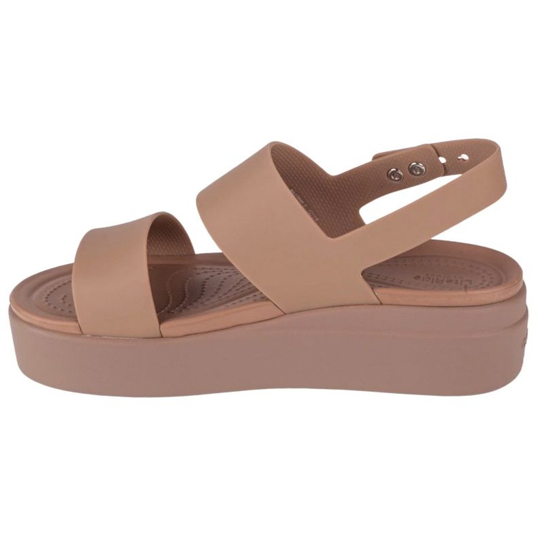 Crocs Brooklyn Low Wedge sandaalit 206453-2EL beige 1