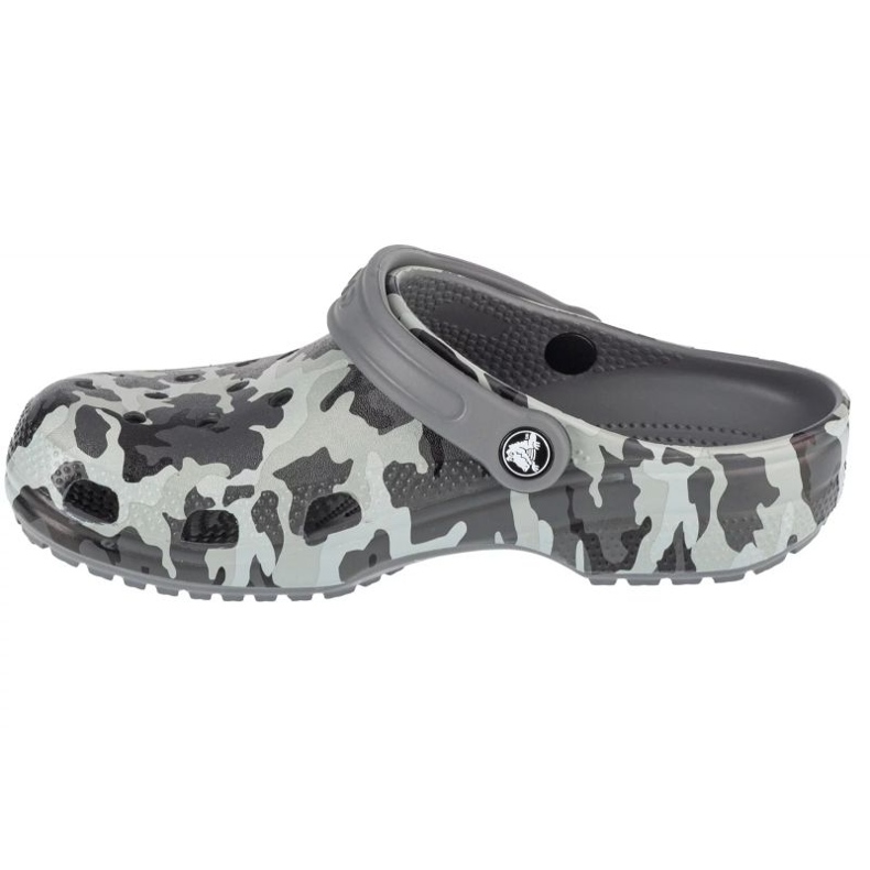 Crocs Classic Spray Camo Kids Clog 207594-097 varvastossut harmaa 1