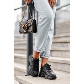 News Paksut naisten urheilukengät Tennarit Mustat Toderus 2