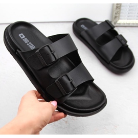 Naisten soljilla varvastossut, musta Big Star NN274A750 1