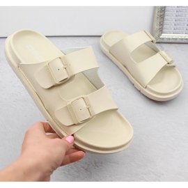 Naisten beigenväriset varvastossut soljilla Big Star NN274A752 1