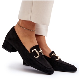 Bellucci Matalakorkoiset lohkopumput koristeella, musta 4