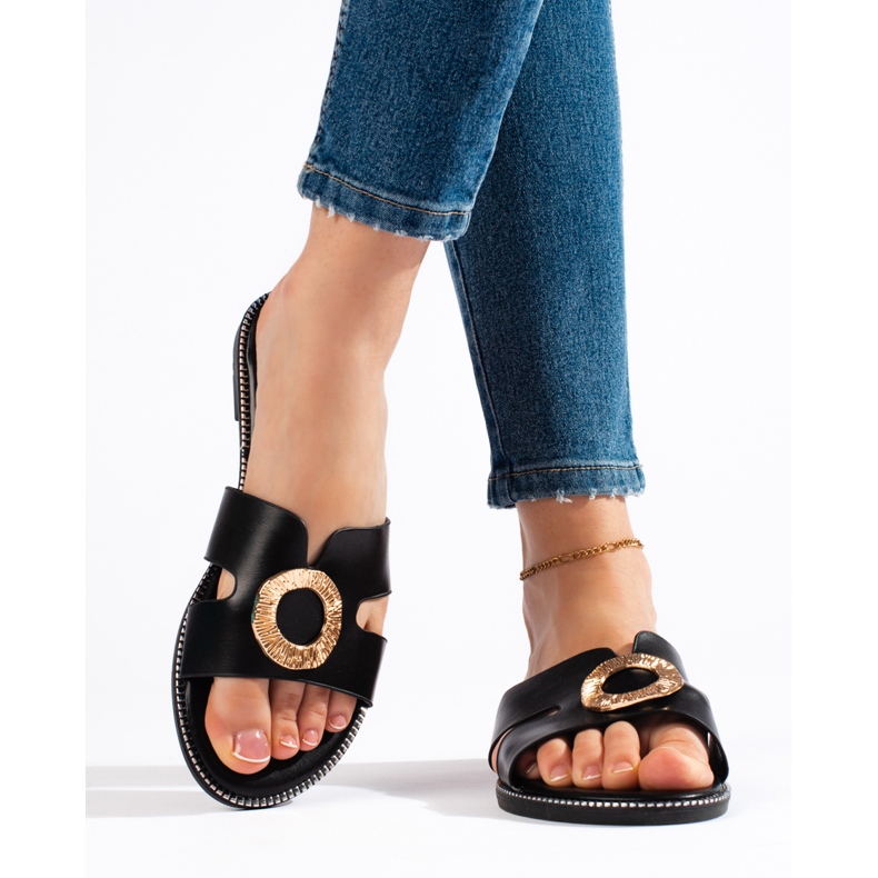 Mustat naisten tasaiset liukumäet 1