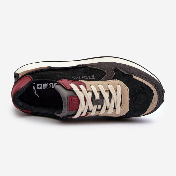 Miesten lenkkarit Memory Foam System Big Star NN174357 musta 1