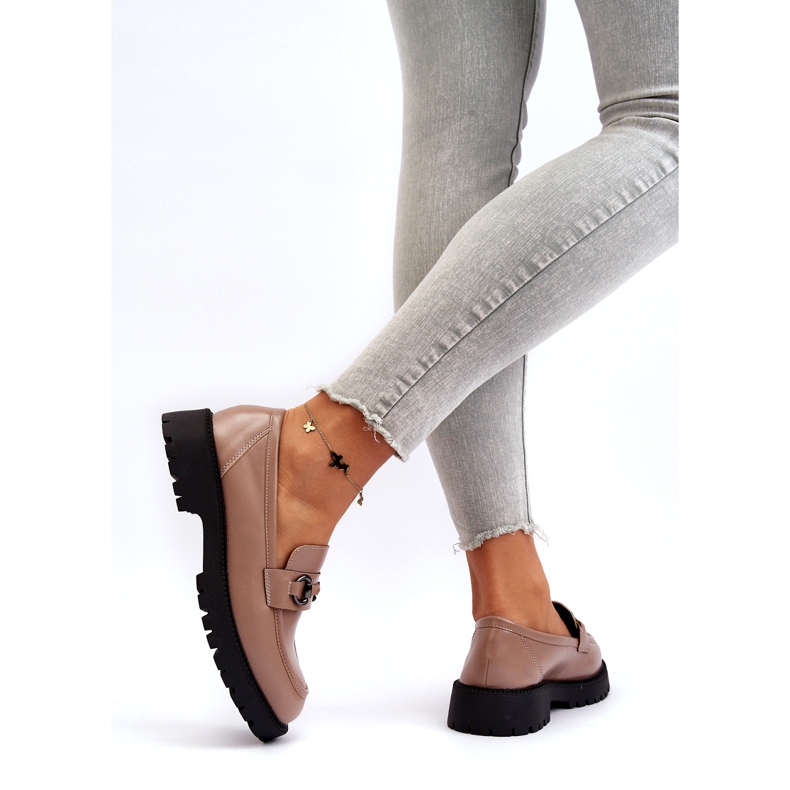 Vinceza Naisten beigenväriset eko-nahkaiset koristeet 2