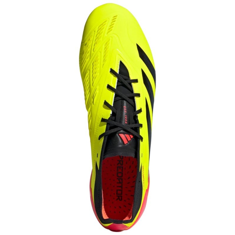 Adidas Predator Elite Fg M IF5441 jalkapallokengät keltainen 1