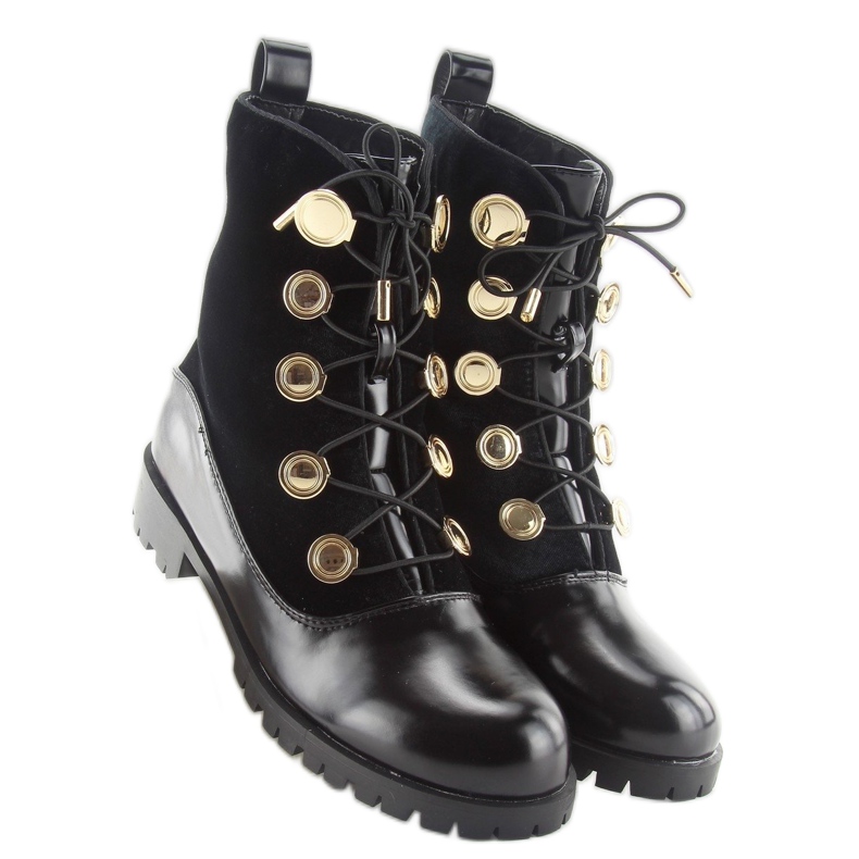 Veluurityöläiset napeilla R113p musta 2