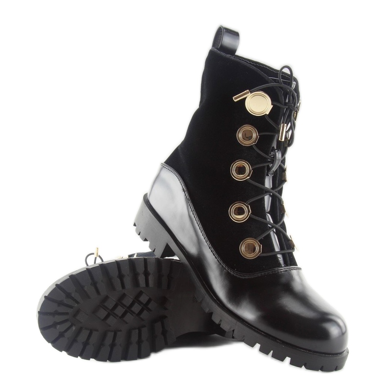 Veluurityöläiset napeilla R113p musta 1