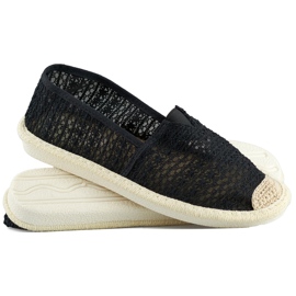 Mustat mesh-espadrillit, ilmavat naisten espadrillit 1