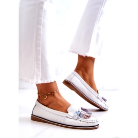 Evento Naisten nahkaiset hapsut Valkoinen Laressa 1