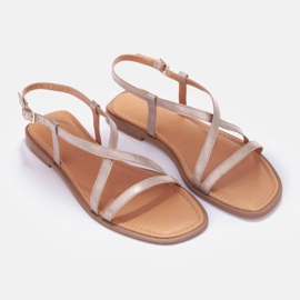 Marco Shoes Olkaimet sandaalit kultainen 1