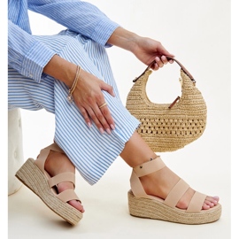 Beiget kiila sandaalit Minna 1