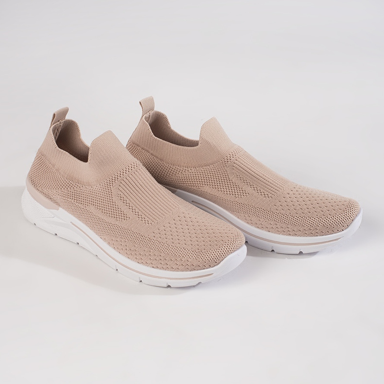 Puuterinväriset naisten kuntokengät vaaleanpunainen 1