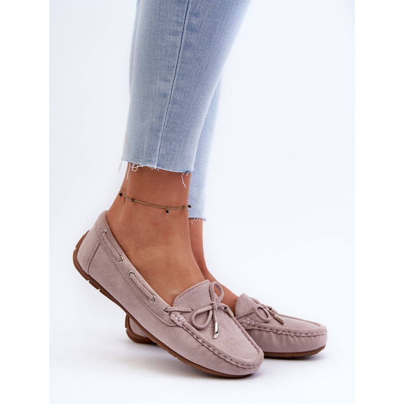 Naisten mokkanahkaiset mokasiinit, purppura Si Passione violetti 2