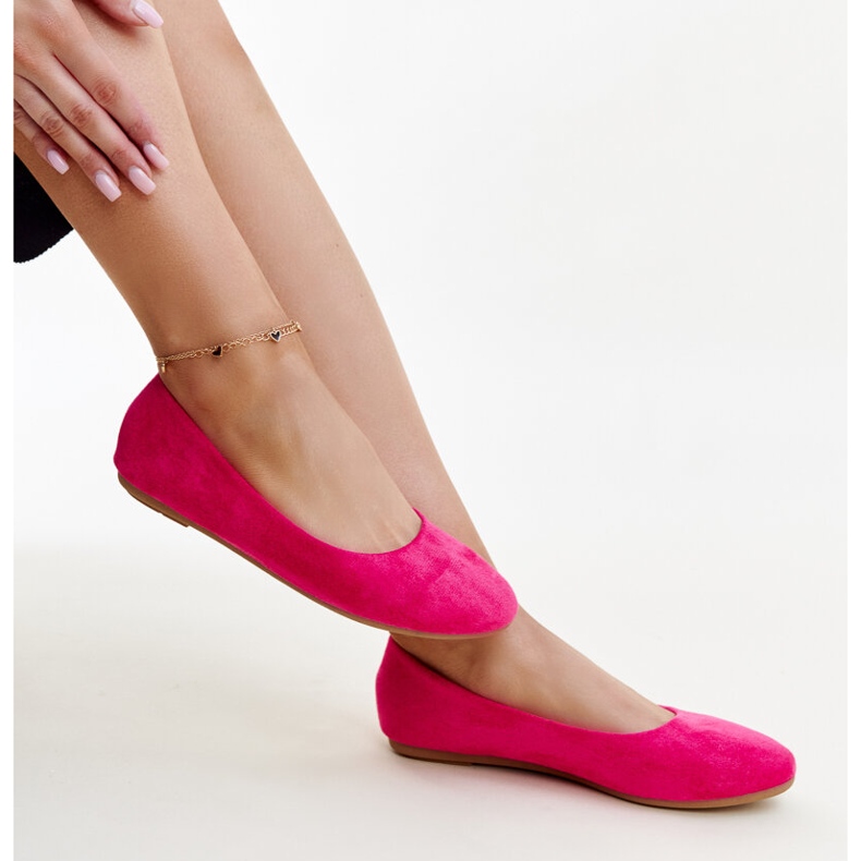 Vaaleanpunaiset balettihousut Jala eco-mohasta vaaleanpunainen 1