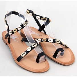 Augello Mustat varvastossut kuorilla 1