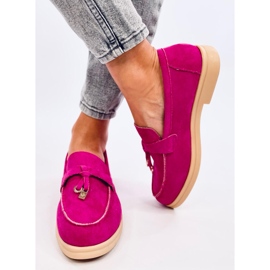 Ottavia Fuchsian mokkanahkaiset loaferit vaaleanpunainen 2 Ottavia Fuchsian mokkanahkaiset loaferit vaaleanpunainen 2