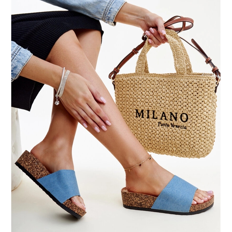 Siniset Naifene korkkikiilavarvastossut sininen 1