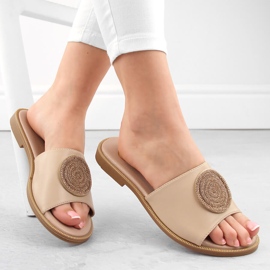 Beiget naisten tossut zirkoneilla Filippo DP6217 1