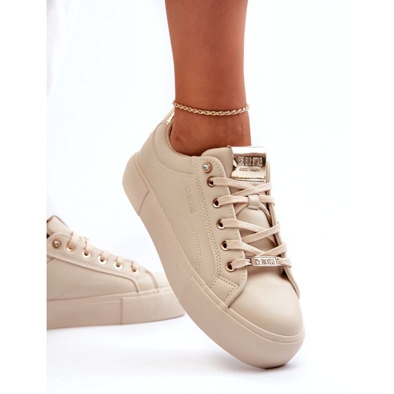 Naisten tennarit Big Star NN274210 beige 4