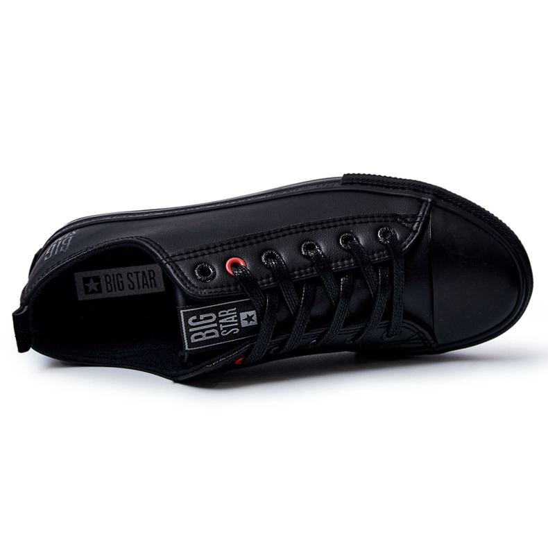 Miesten nahkalenkkarit Big Star JJ174005 musta 2