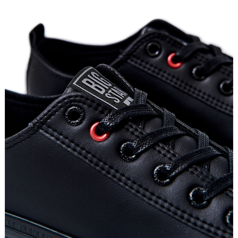 Miesten nahkalenkkarit Big Star JJ174005 musta 4