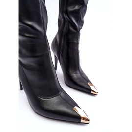 S.Barski MR870-59 nahkaiset korkokengät, musta 4