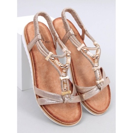 Montier Gold -helmillä varustetut sandaalit kultainen 1