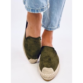 Carmen Green espadrilles naisten tossut vihreä 1