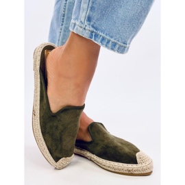 Carmen Green espadrilles naisten tossut vihreä 2