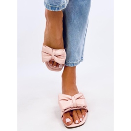 Mili Pink -tossut rusetilla vaaleanpunainen 1