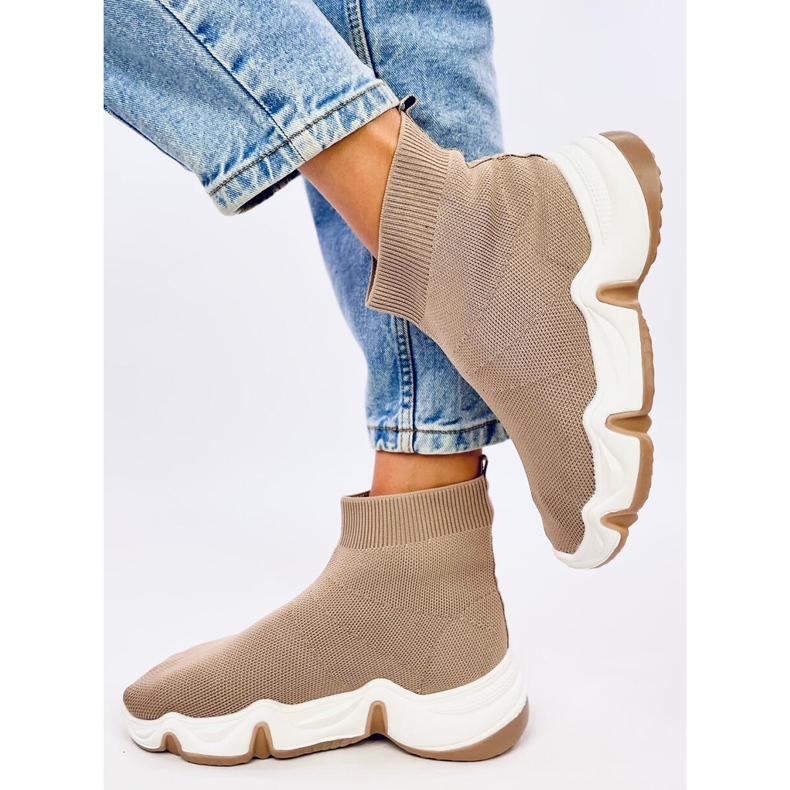 Nova Khaki -nilkkasukat beige 2