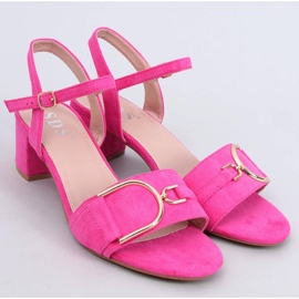 Parisy Fuchsia matalakorkoiset sandaalit vaaleanpunainen 1