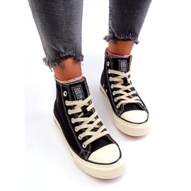 Naisten korkeat tennarit Big Star NN274283 musta 3